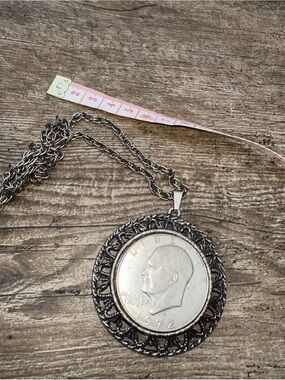 Vintage 1972 liberty dollar Pendant Necklace